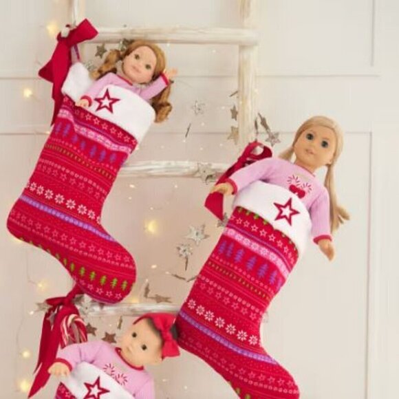 NWT and unopened American Girl Christmas stocking full size with hanging loop - Picture 6 of 6
